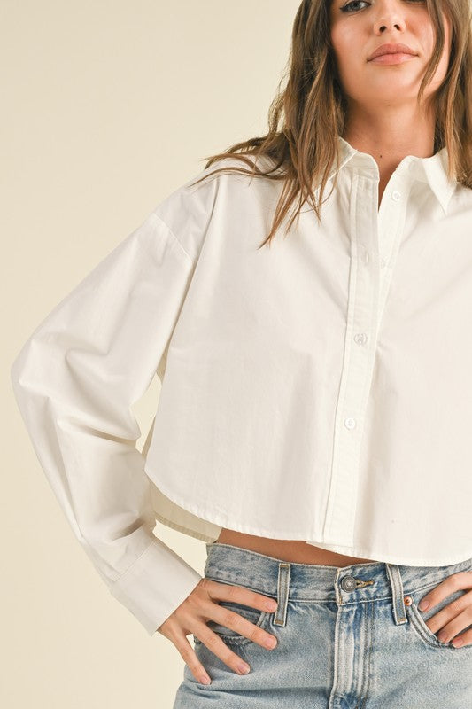 JOE CROPPED SHIRT